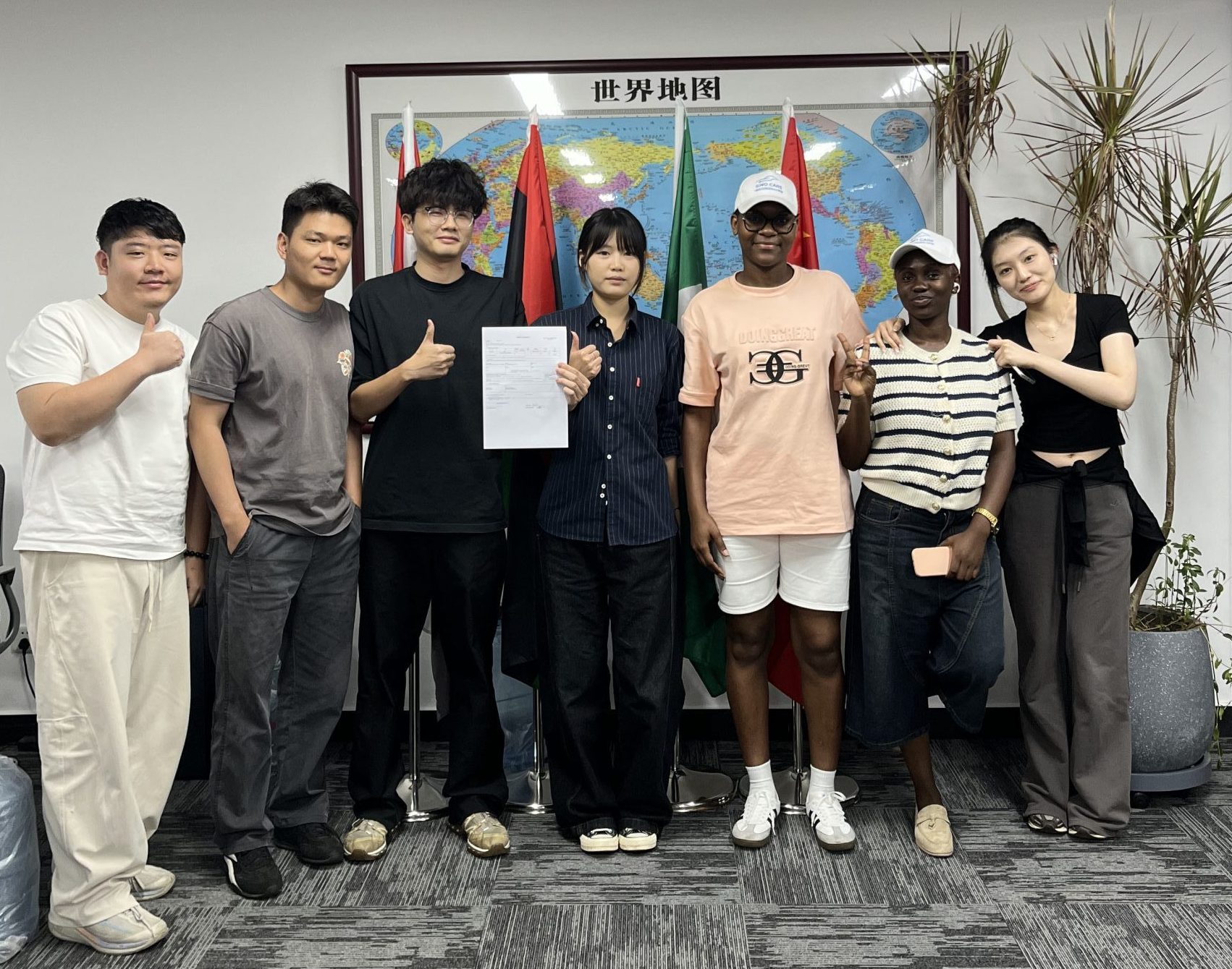 Chaoge Auto team with international clients